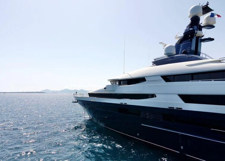 a boat on the water aboard DRAAK Yacht for Sale