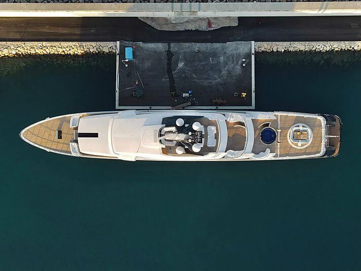 a close-up of a computer aboard DRAAK Yacht for Sale