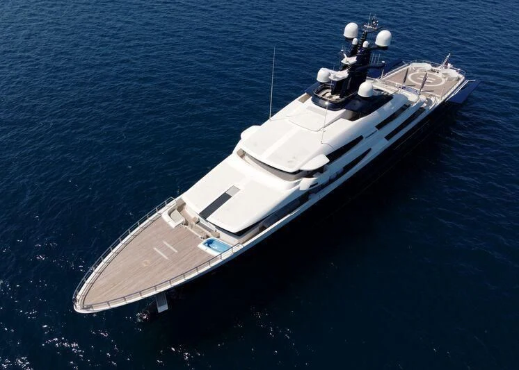 a boat on the water aboard DRAAK Yacht for Sale