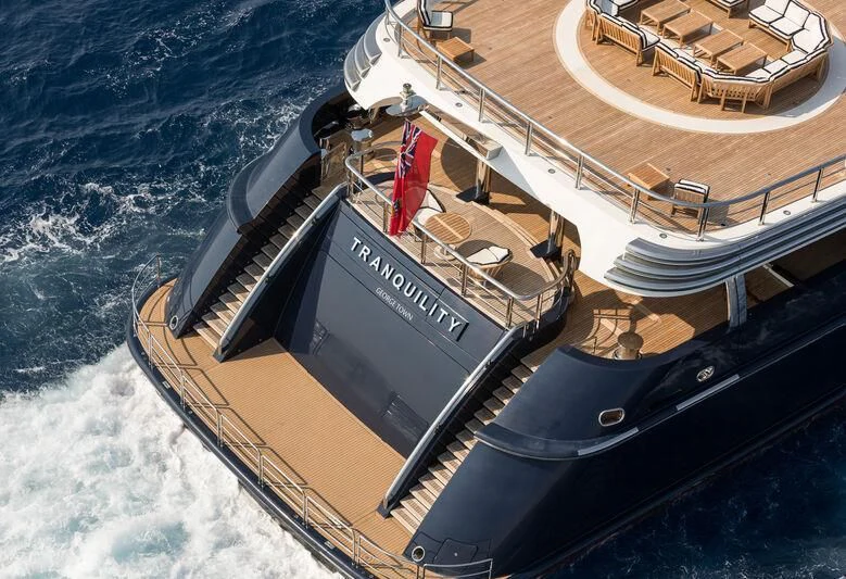 a boat on the water aboard DRAAK Yacht for Sale