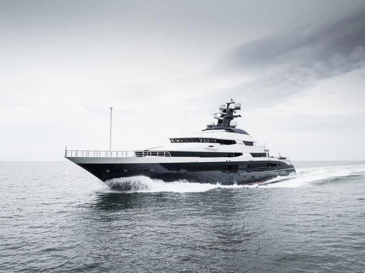 a boat on the water aboard DRAAK Yacht for Sale