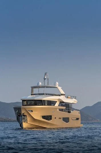 a boat in the water aboard LADY STEFANI Yacht for Sale