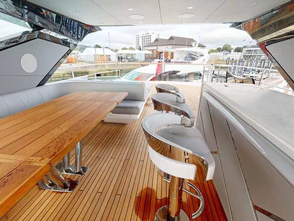 a deck of a ship aboard 88 YACHT - M/Y IP Yacht for Sale