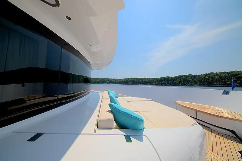 a boat on the water aboard MANIKIM Yacht for Sale