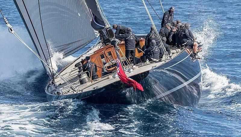 a group of people on a boat aboard SVEA Yacht for Sale