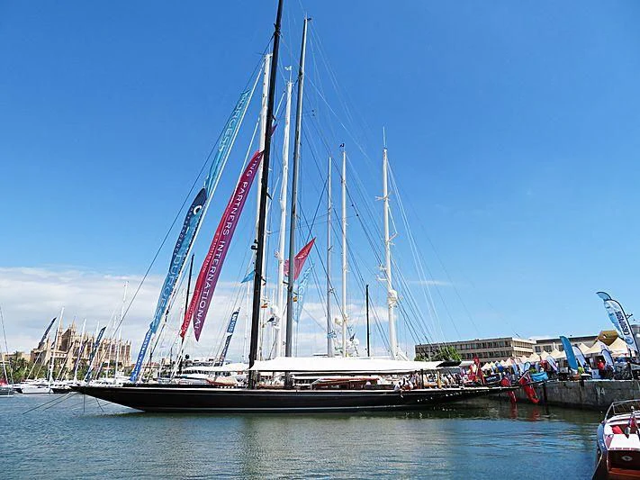 a boat in the water aboard SVEA Yacht for Sale