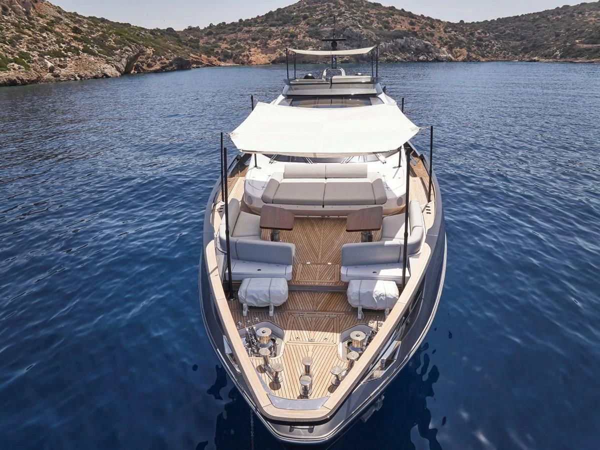 a boat on the water aboard D FIVE Yacht for Sale