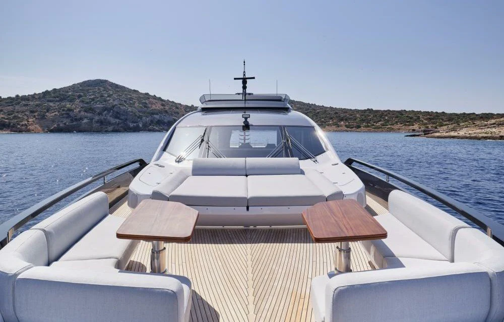 a boat on the water aboard D FIVE Yacht for Sale