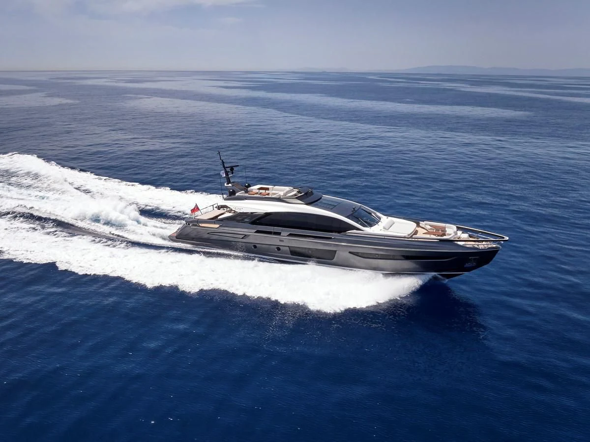 a boat on the water aboard D FIVE Yacht for Sale