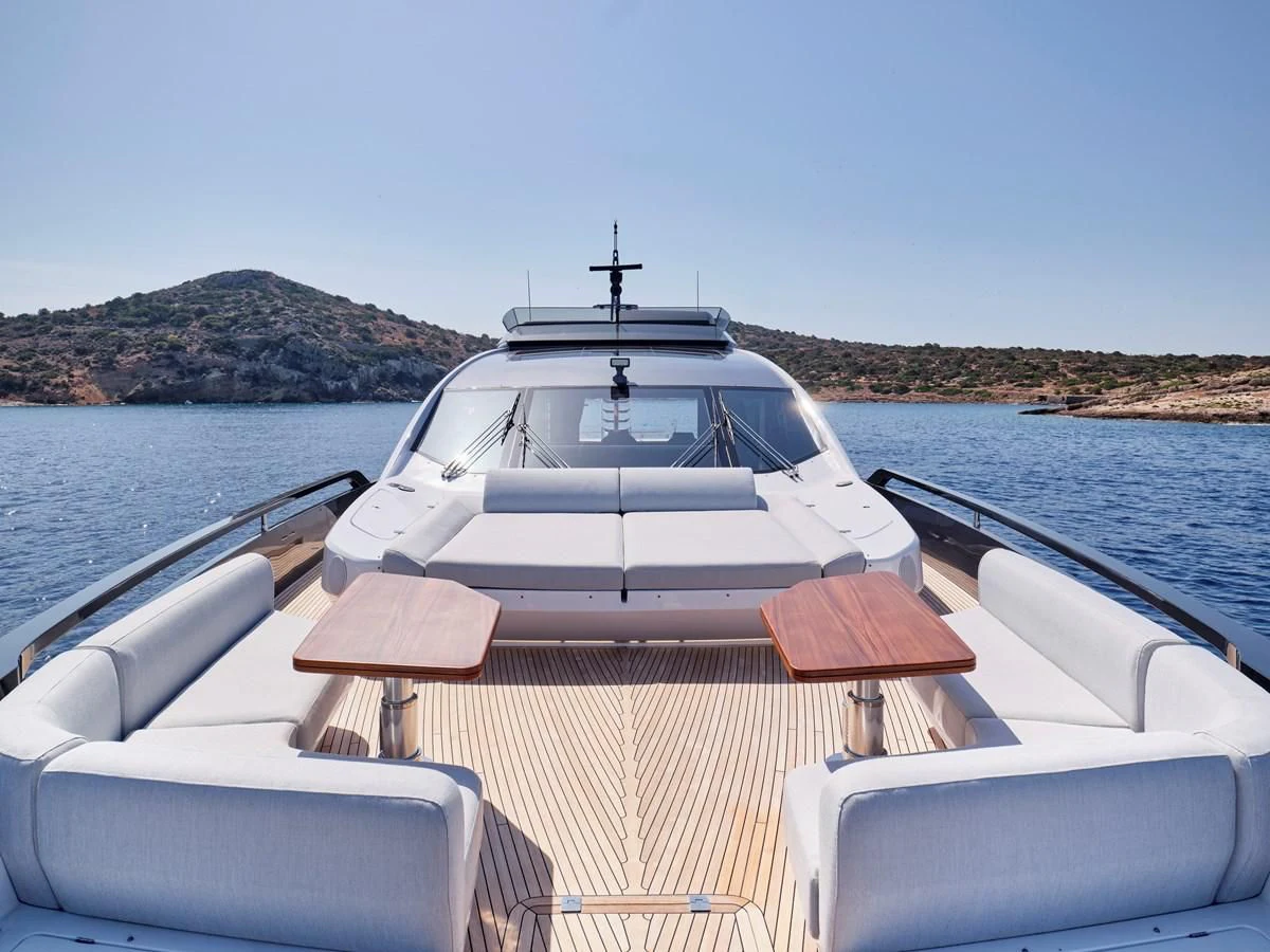 a boat on the water aboard D FIVE Yacht for Sale
