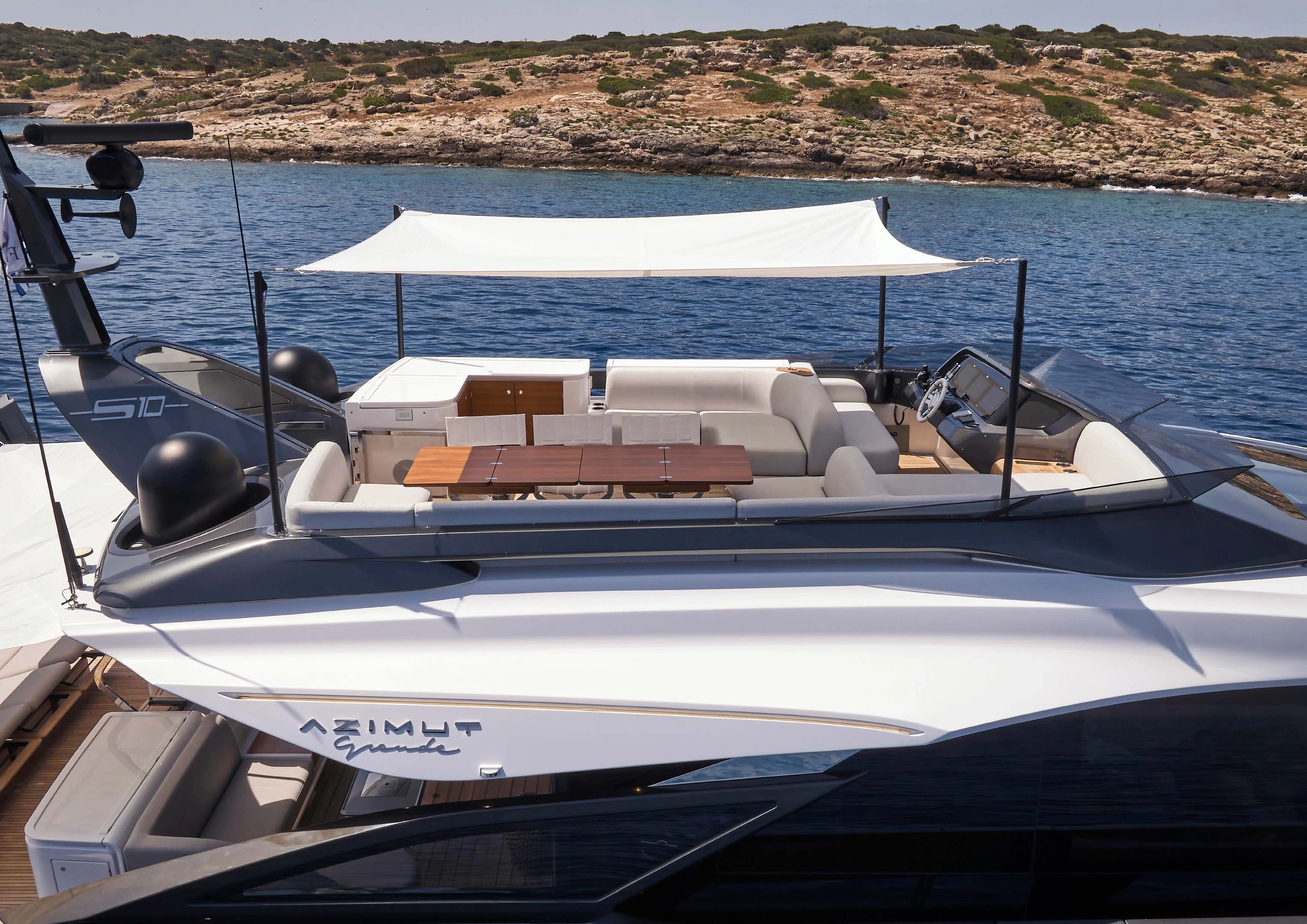 a boat on the water aboard D FIVE Yacht for Sale