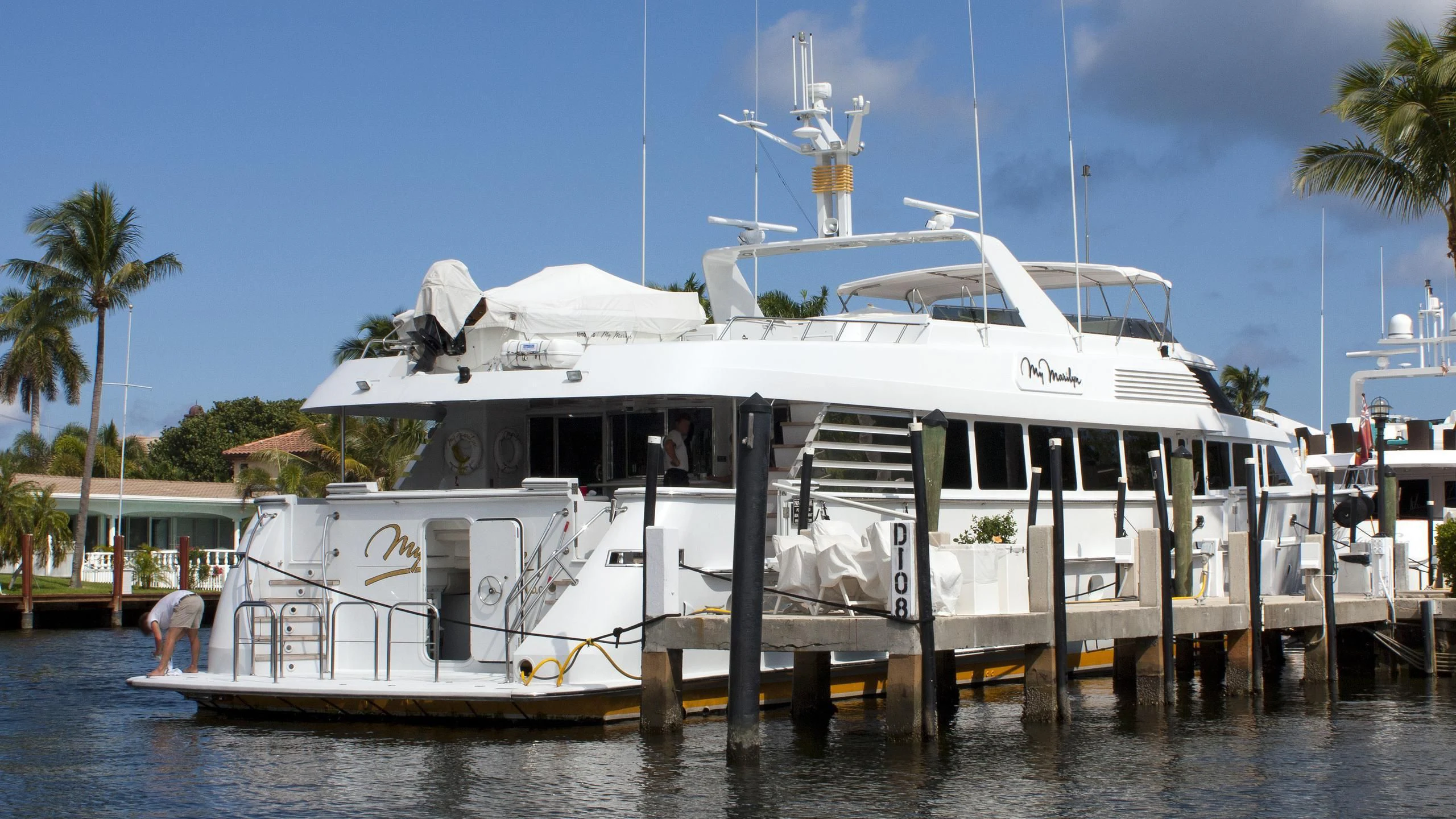 a boat in the water aboard LADY AUDREY Yacht for Sale