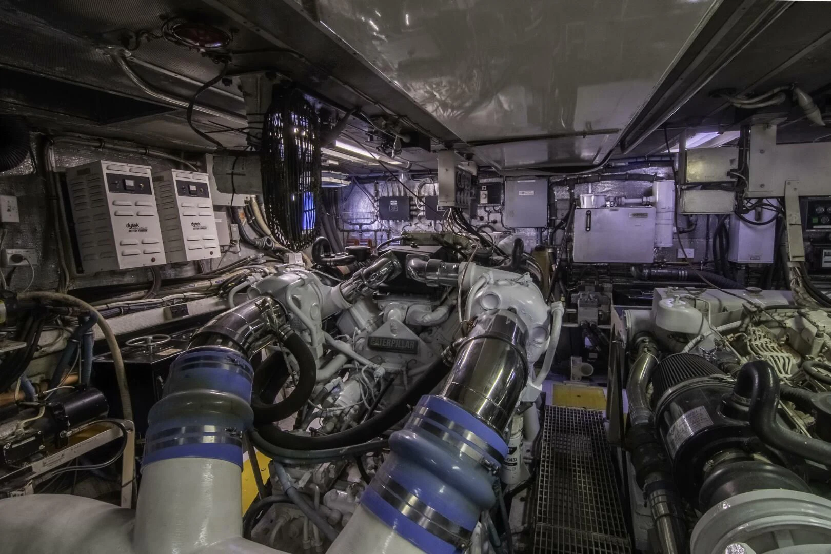 a room full of electronic equipment aboard LADY AUDREY Yacht for Sale