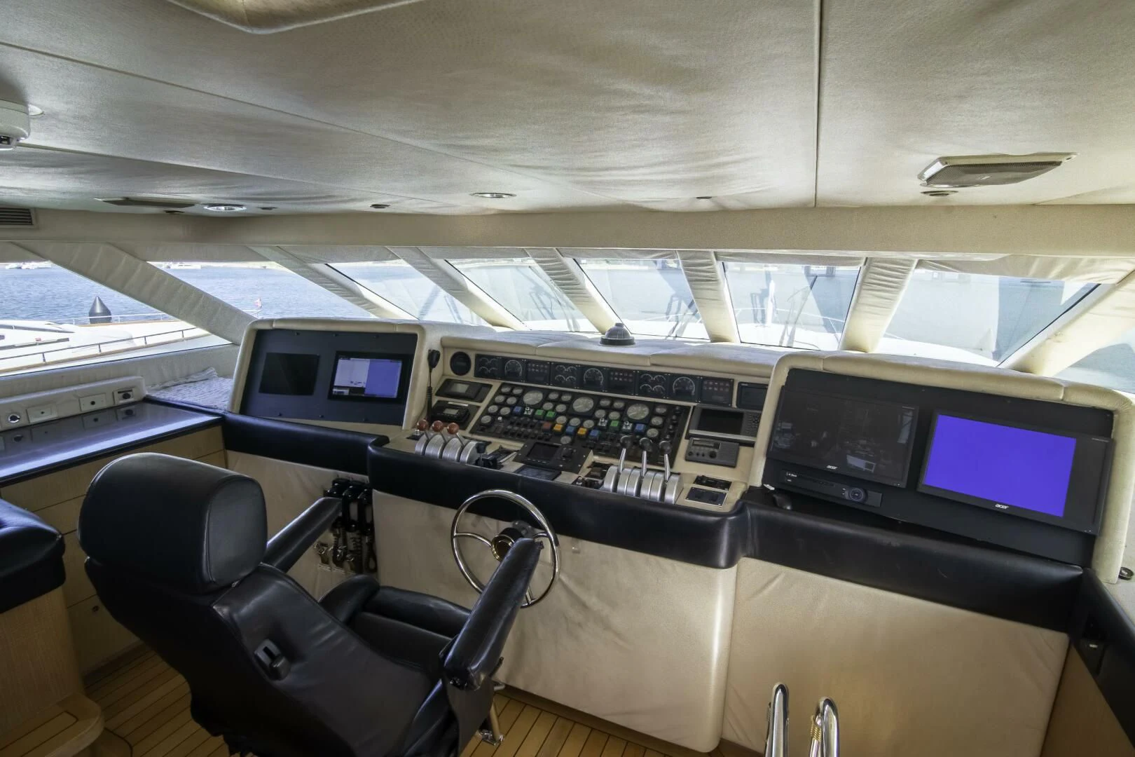 inside of a vehicle aboard LADY AUDREY Yacht for Sale