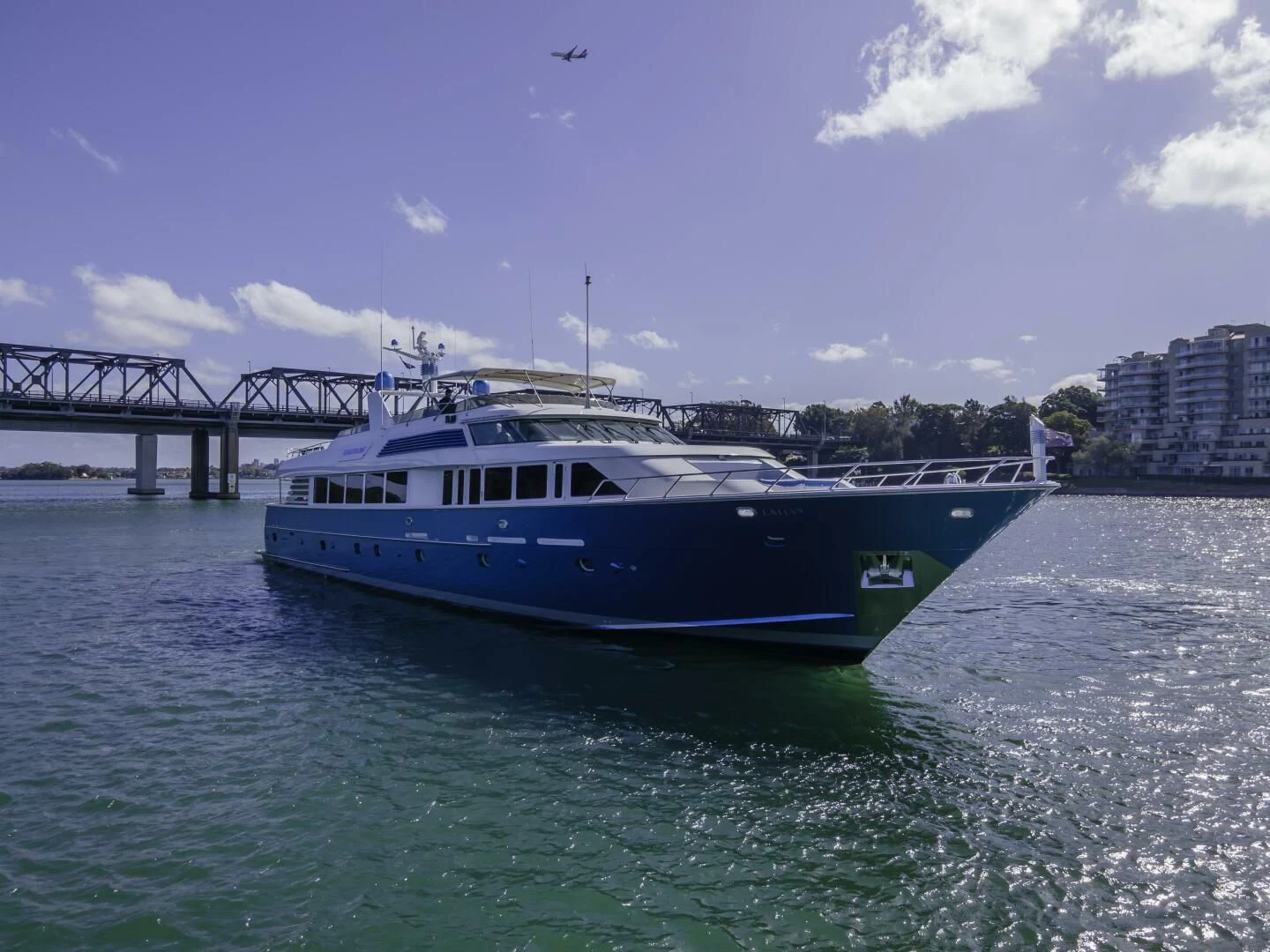 a boat in the water aboard LADY AUDREY Yacht for Sale