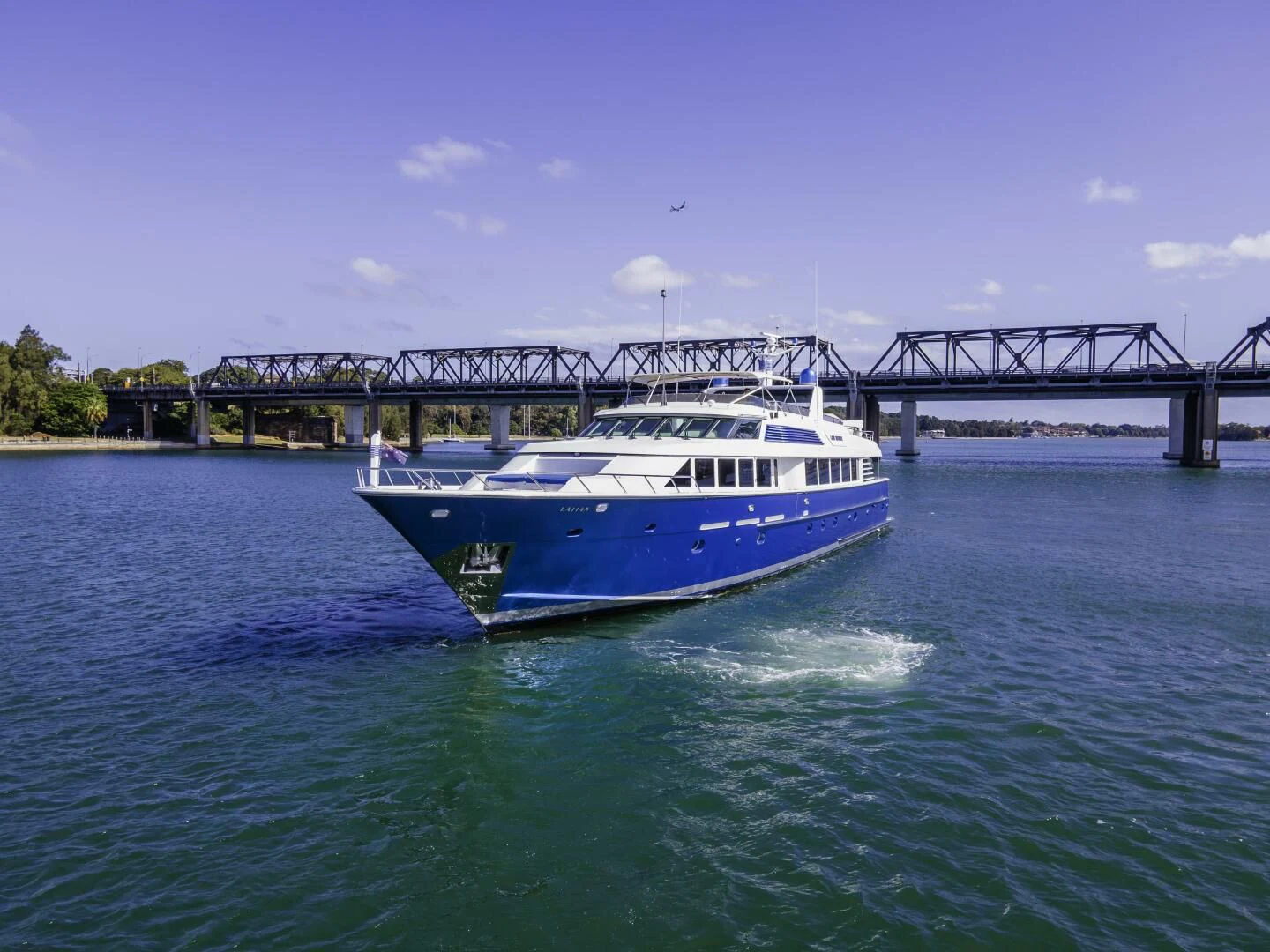 a boat on the water aboard LADY AUDREY Yacht for Sale