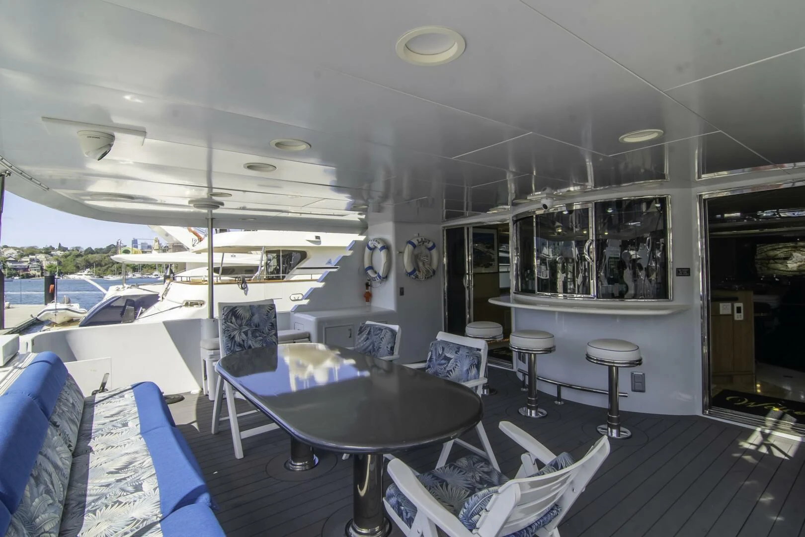 a boat on the water aboard LADY AUDREY Yacht for Sale