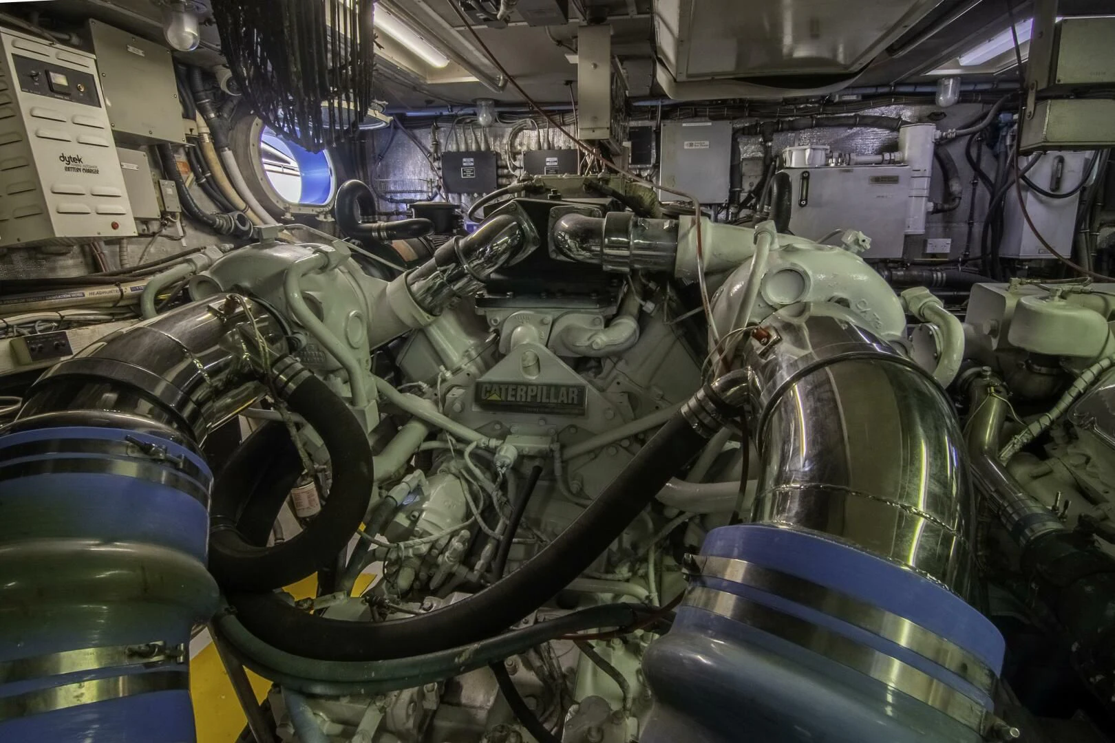a large machine with many wires aboard LADY AUDREY Yacht for Sale