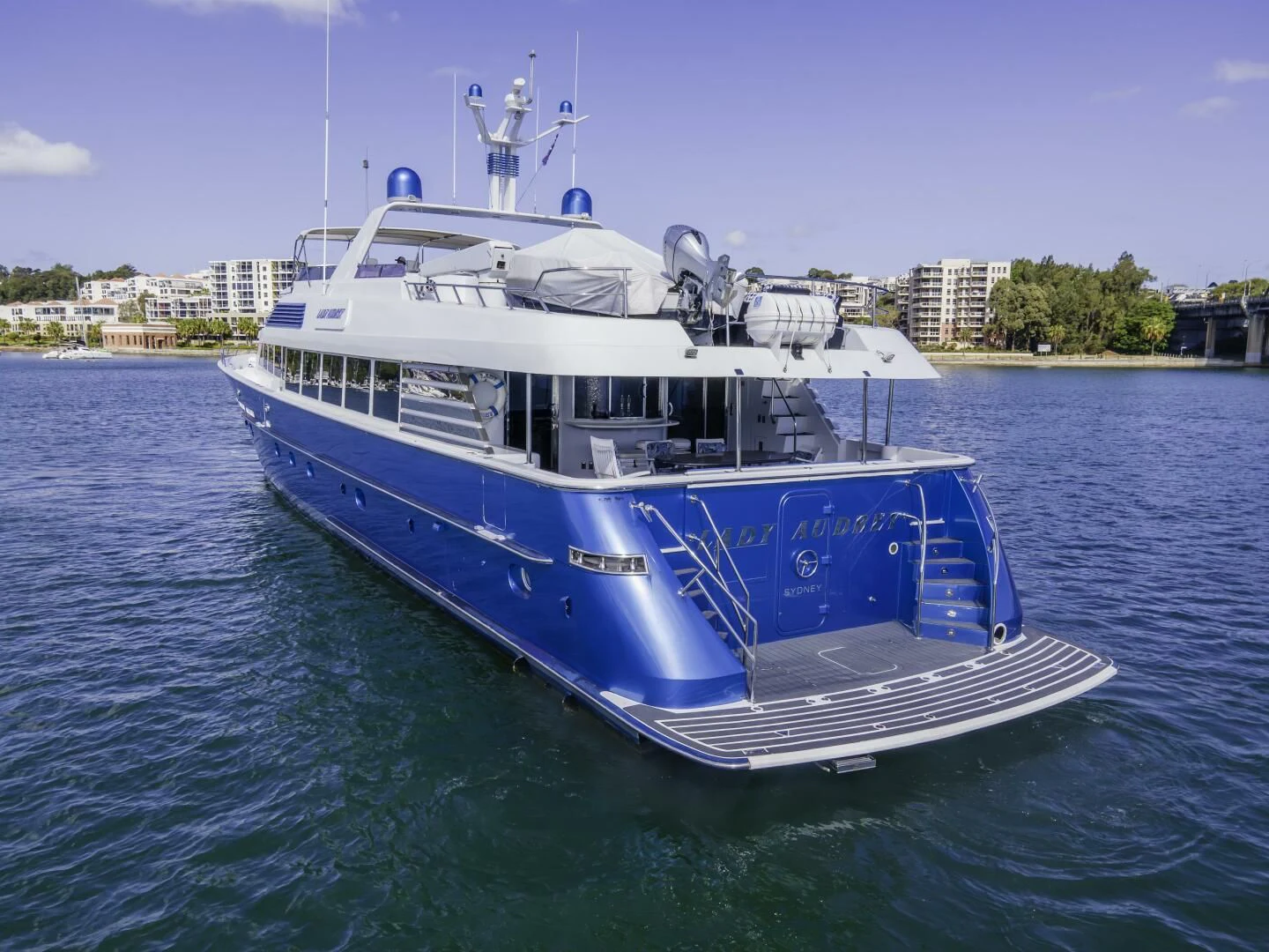 a boat on the water aboard LADY AUDREY Yacht for Sale
