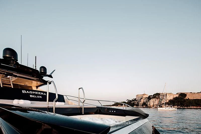 a boat on the water aboard BAGHEERA Yacht for Charter