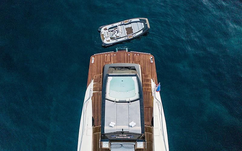 a boat on the water aboard BAGHEERA Yacht for Charter