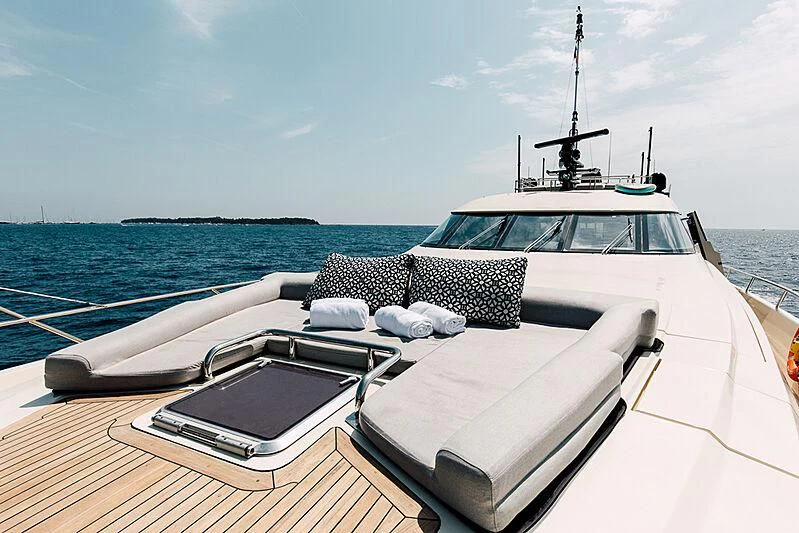 a boat on the water aboard BAGHEERA Yacht for Charter