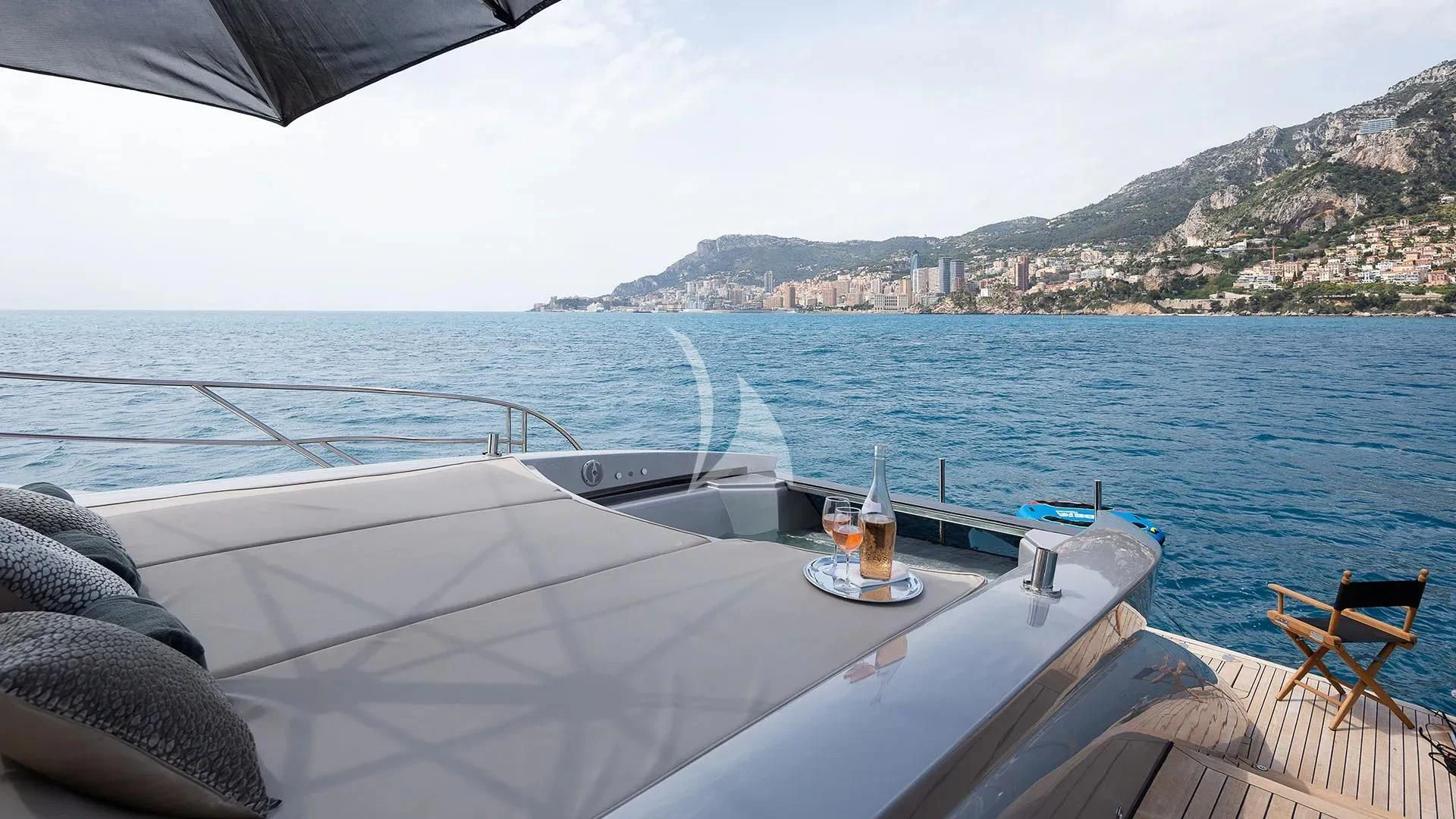 a boat on the water aboard BAGHEERA Yacht for Charter