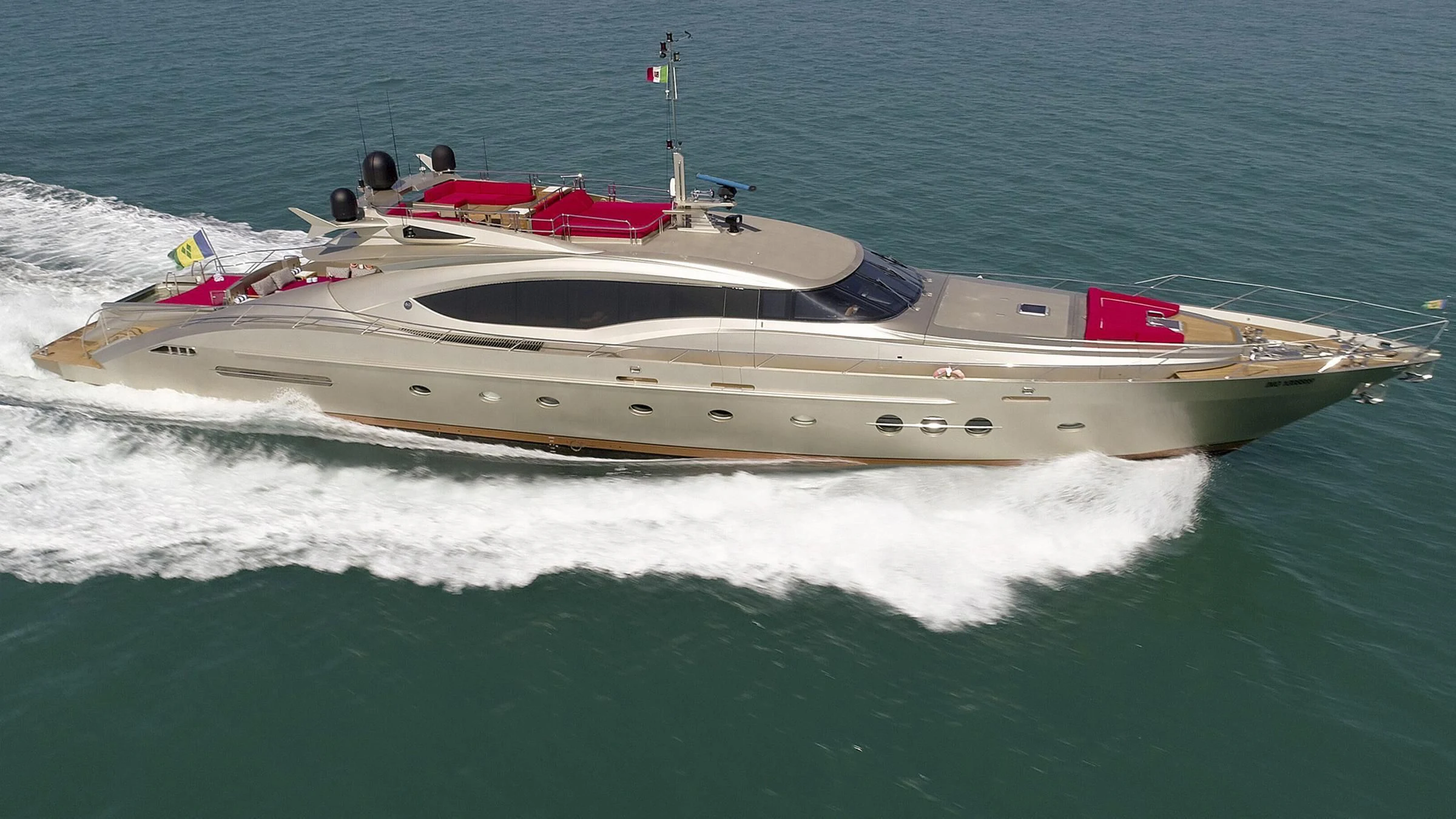 a boat on the water aboard BAGHEERA Yacht for Charter