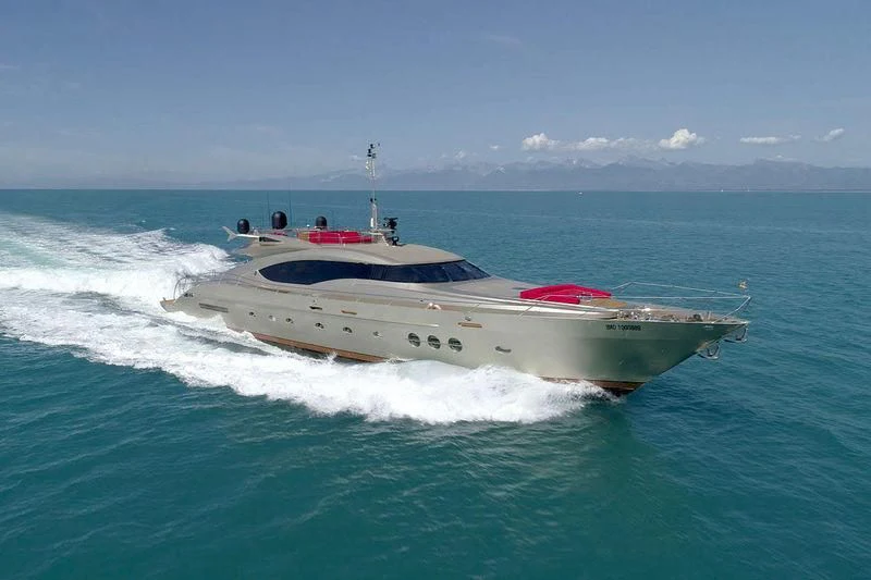 a boat on the water aboard BAGHEERA Yacht for Charter