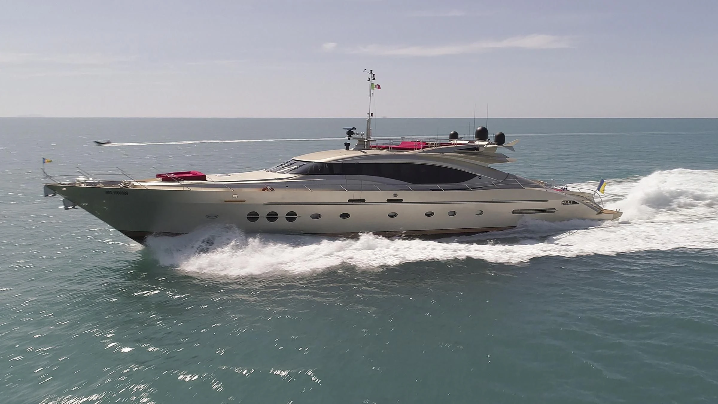a boat in the water aboard BAGHEERA Yacht for Charter
