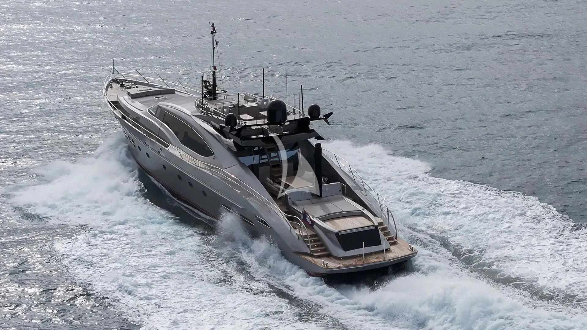 a boat on the water aboard BAGHEERA Yacht for Charter