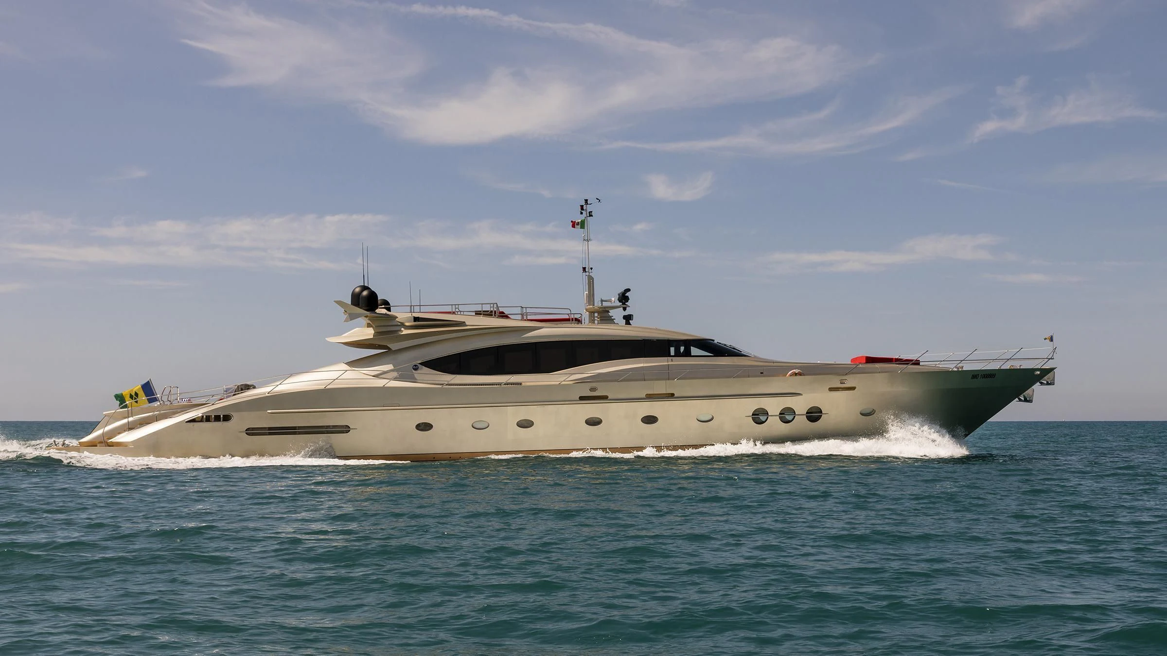a boat on the water aboard BAGHEERA Yacht for Charter