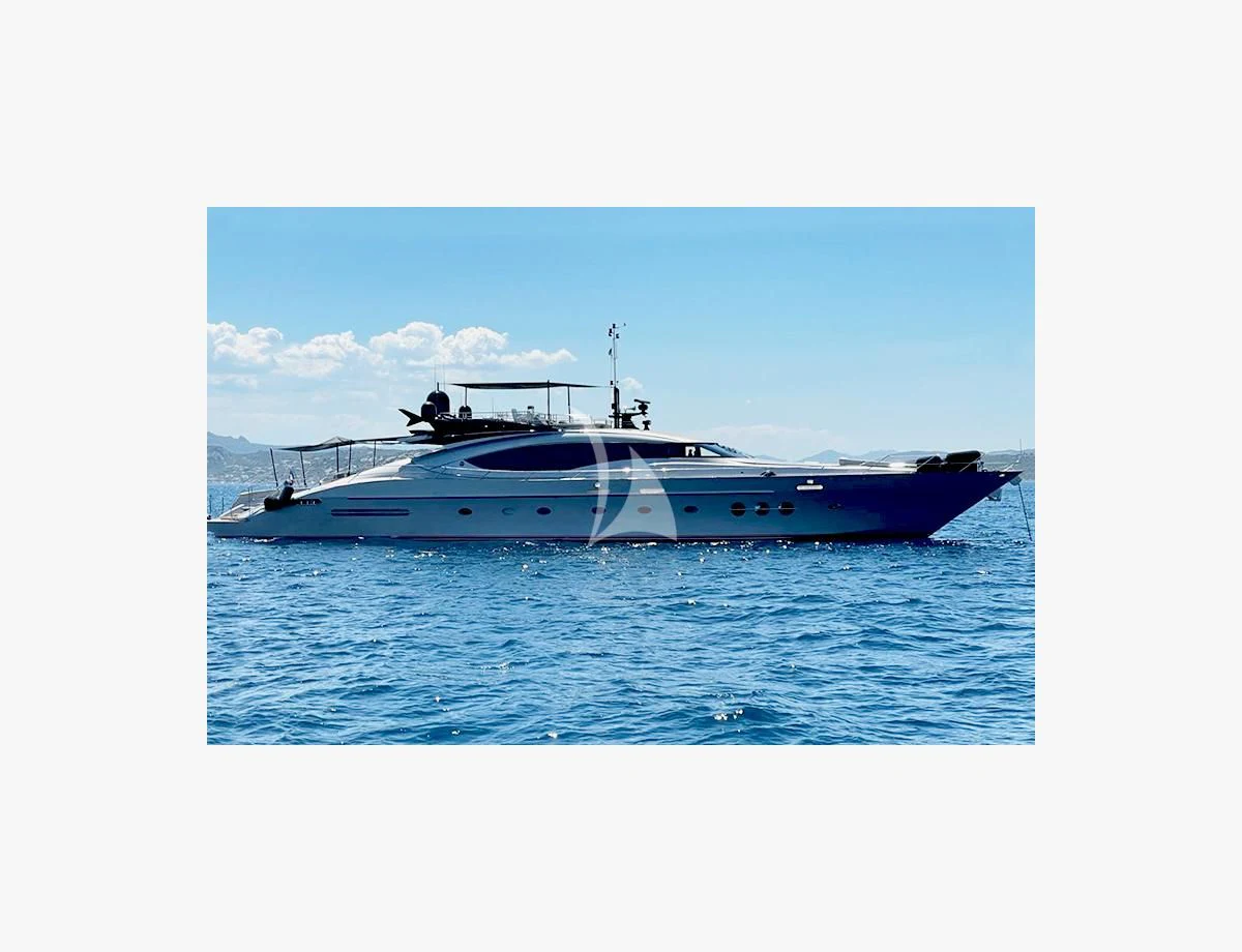 a boat in the water aboard BAGHEERA Yacht for Charter
