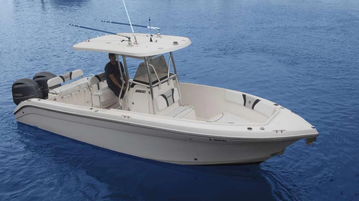 a person on a boat aboard ISLAND VIBE Yacht for Sale