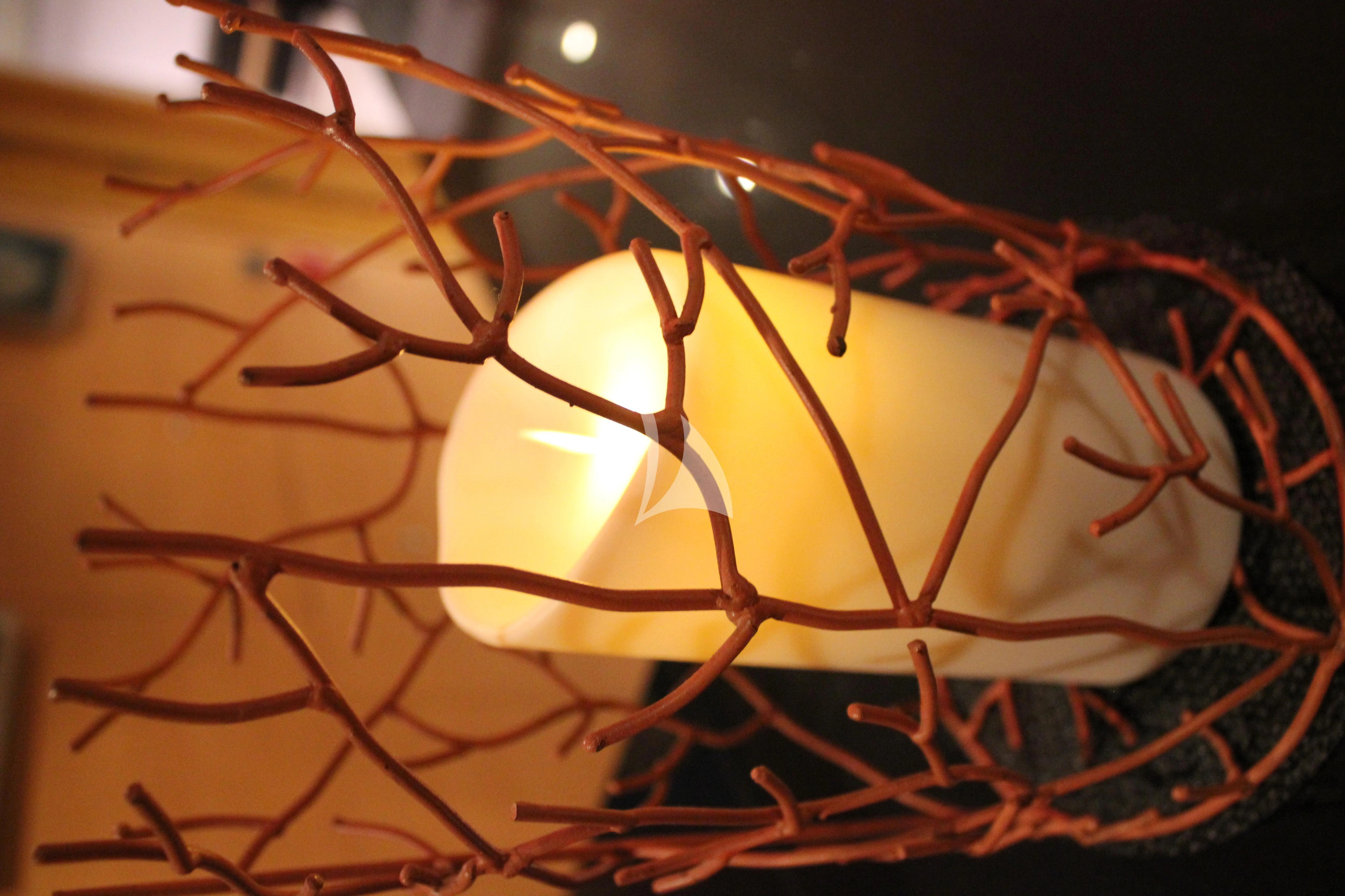a carved pumpkin with a face aboard LADY JERSEY Yacht for Charter