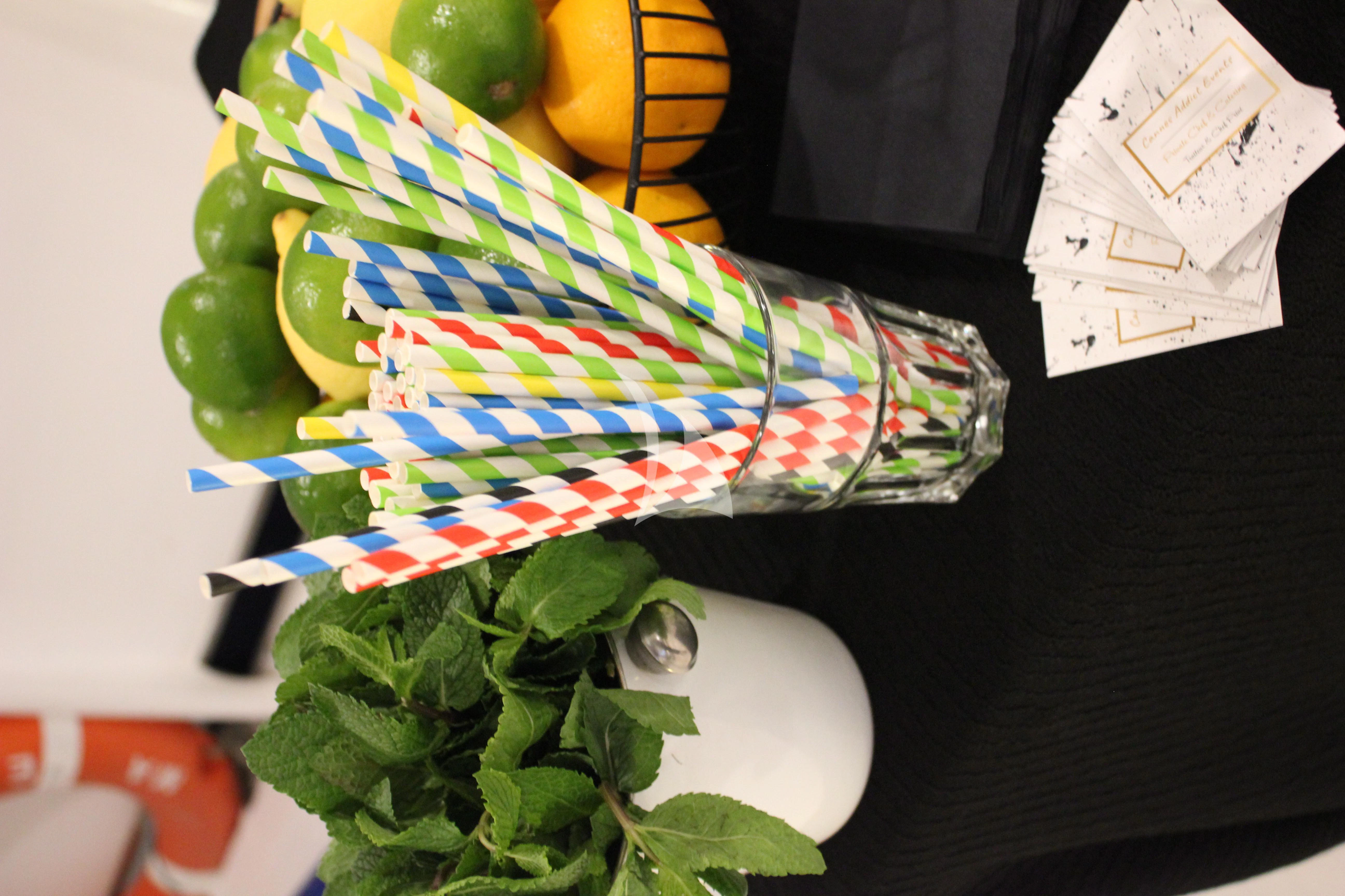 a colorful sculpture on a table aboard LADY JERSEY Yacht for Charter
