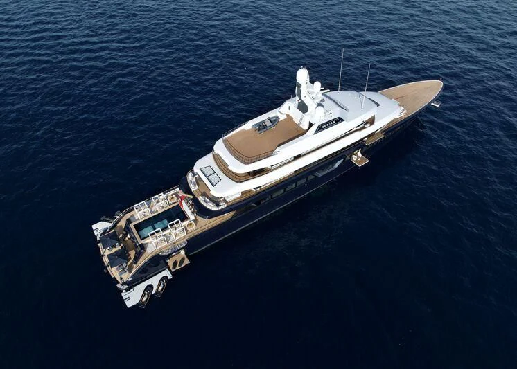 a ship in the water aboard LONIAN Yacht for Sale