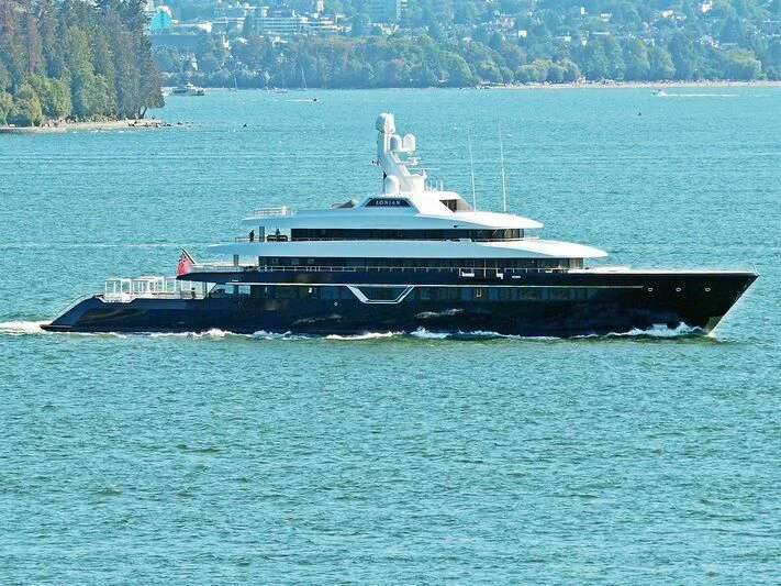 a large ship on the water aboard LONIAN Yacht for Sale