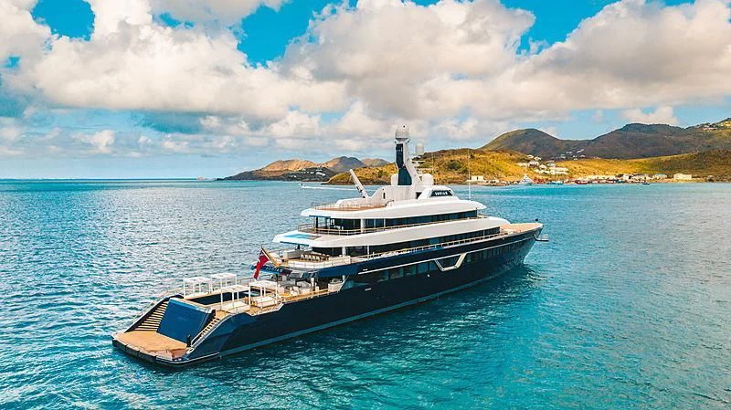 a boat in the water aboard LONIAN Yacht for Sale