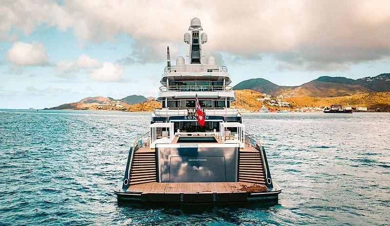 a boat in the water aboard LONIAN Yacht for Sale