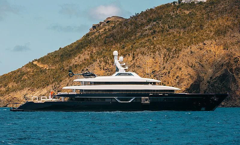 a boat on the water aboard LONIAN Yacht for Sale