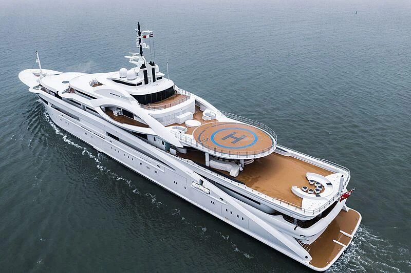 a boat on the water aboard MARYAH Yacht for Sale