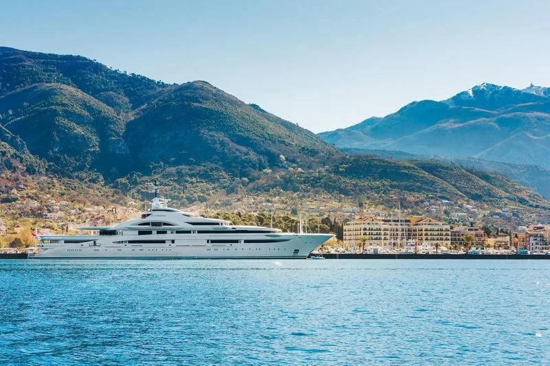 a boat on the water aboard MARYAH Yacht for Sale