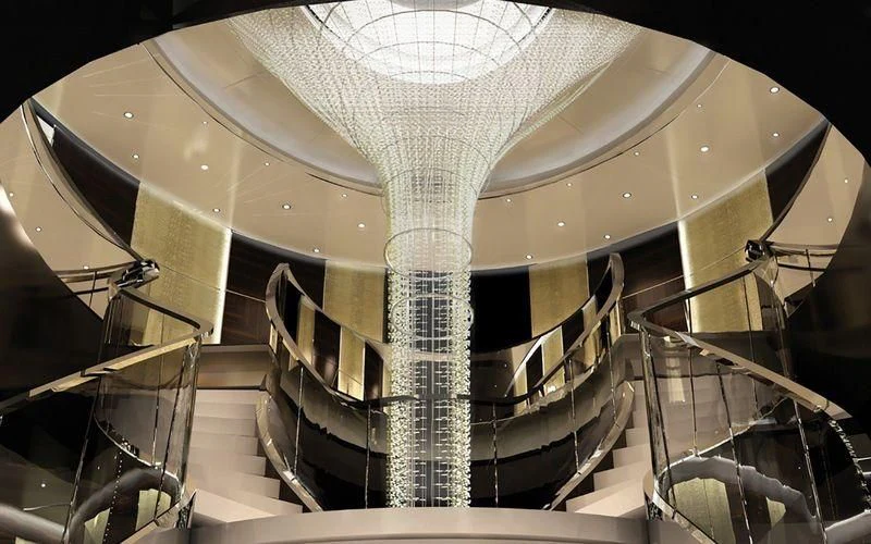 a large metal object aboard MARYAH Yacht for Sale