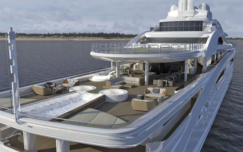 a boat on the water aboard MARYAH Yacht for Sale