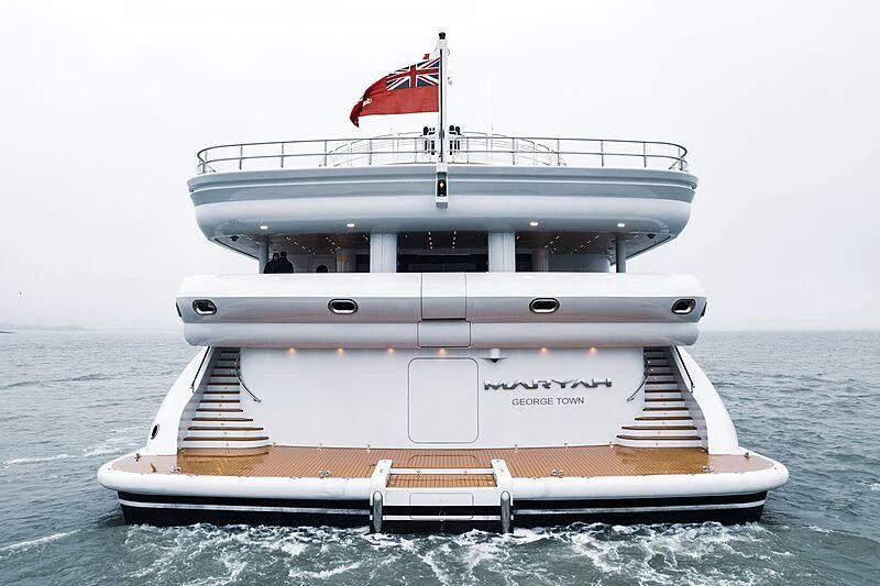 a boat on the water aboard MARYAH Yacht for Sale
