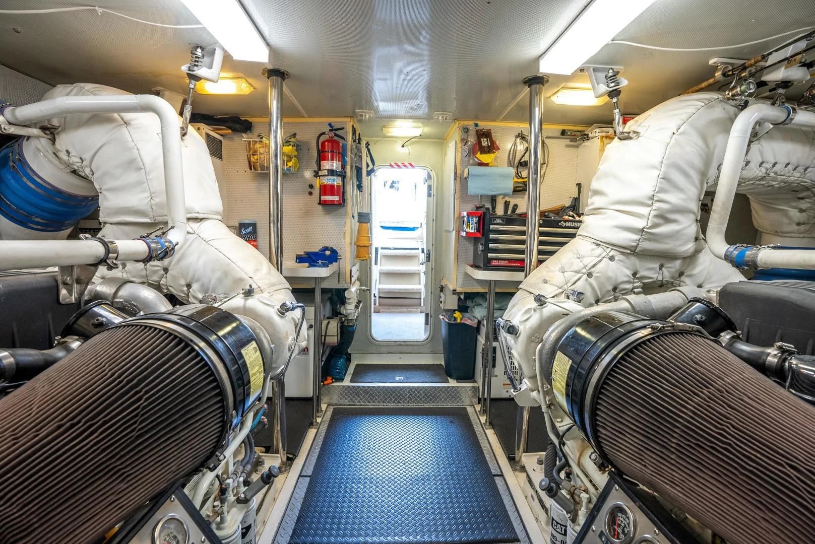 a room with medical equipment aboard STARFIRE Yacht for Sale