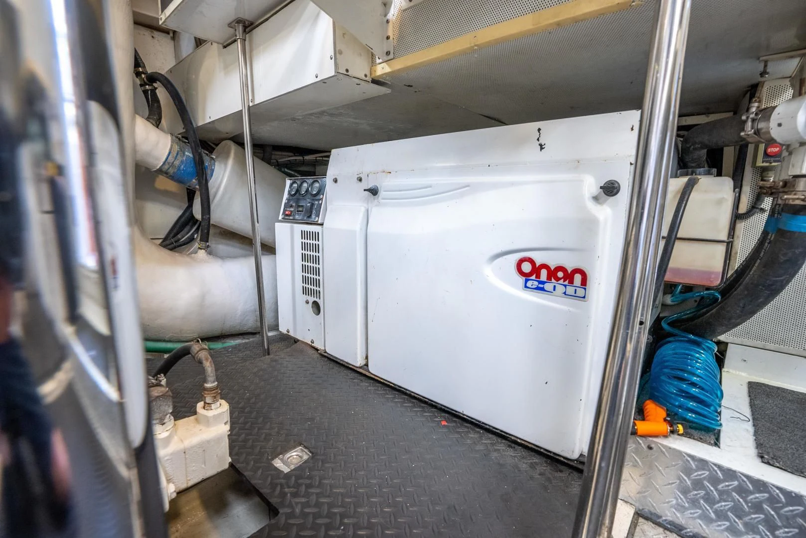 a machine in a room aboard STARFIRE Yacht for Sale