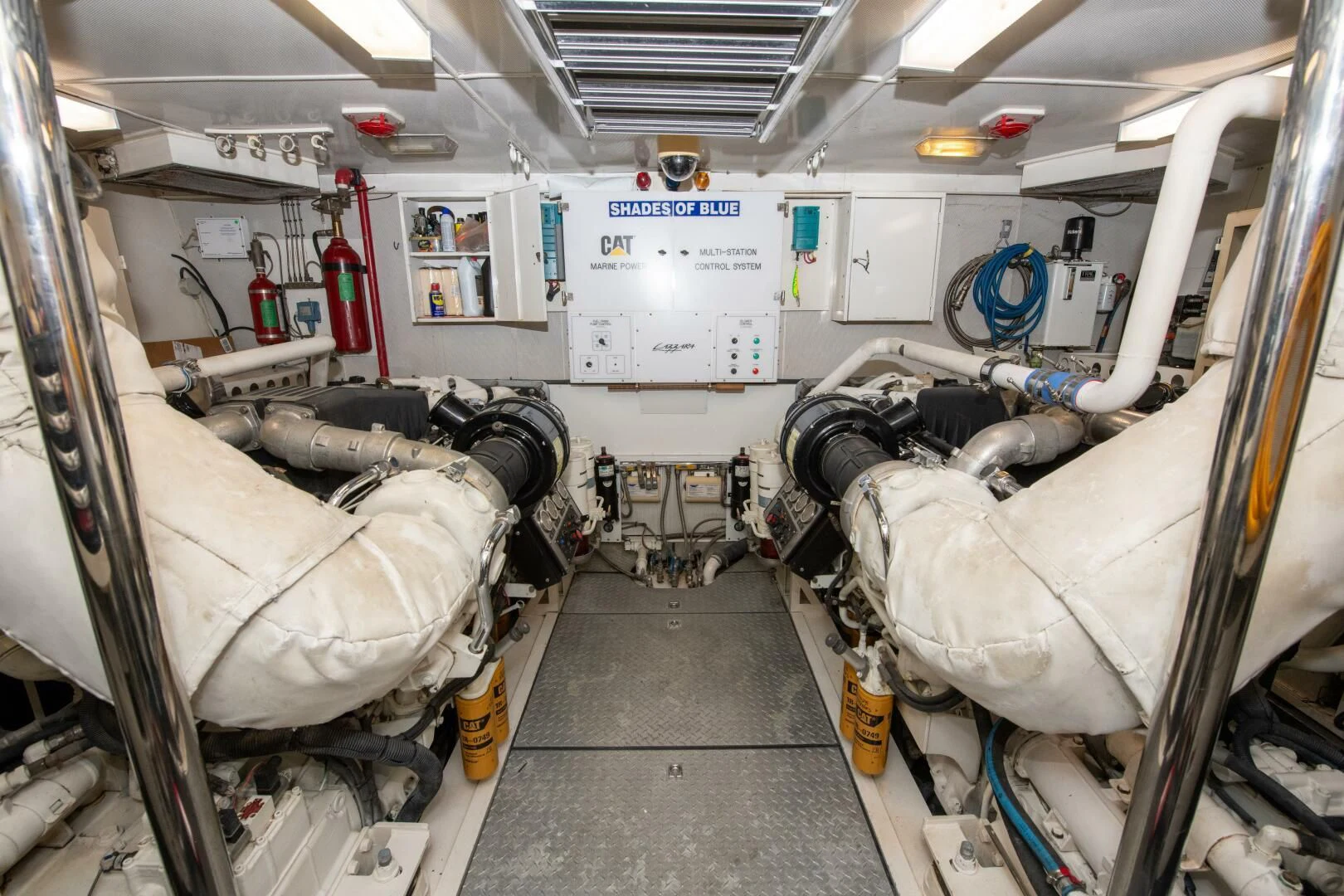 a machine inside a room aboard STARFIRE Yacht for Sale