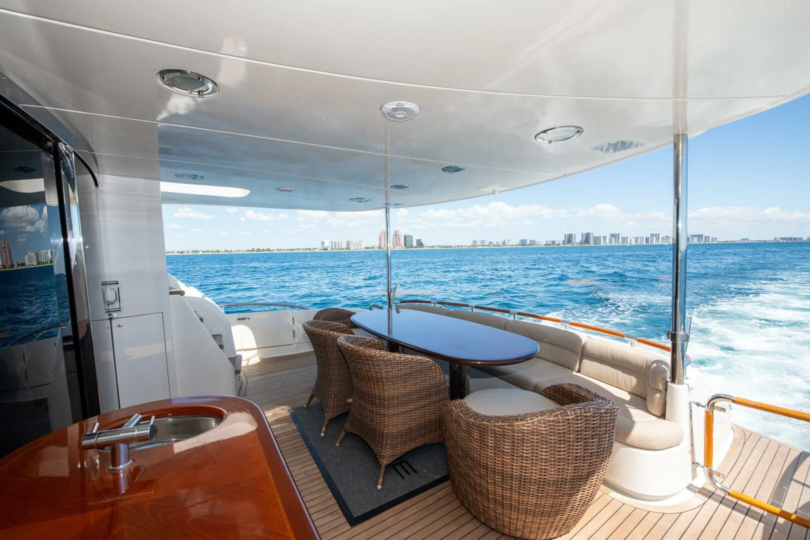 a boat on the water aboard STARFIRE Yacht for Sale